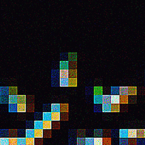 an image of square pixeles in a pattern