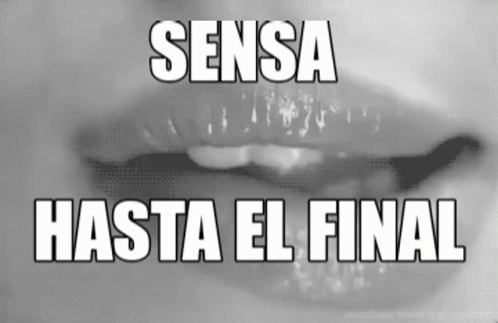 a picture of someone's mouth with the words that say, santa monica hasta el final