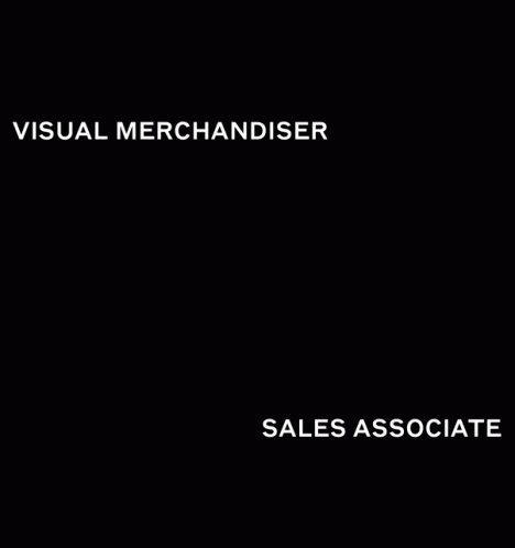 the logo for a company called visual merchandise
