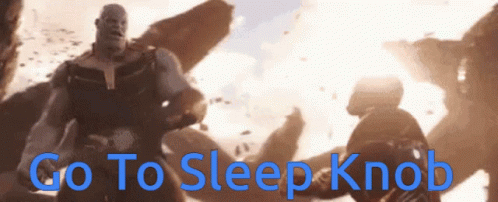 a group of people in an animated setting with the words go to sleep 