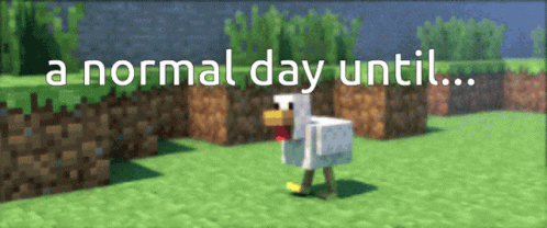 a normal day unit is shown in minecraft