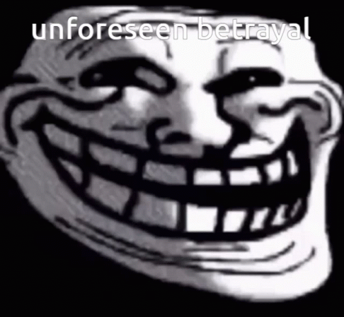 a guy in a creepy mask with the words unfoseen beitralal written below it