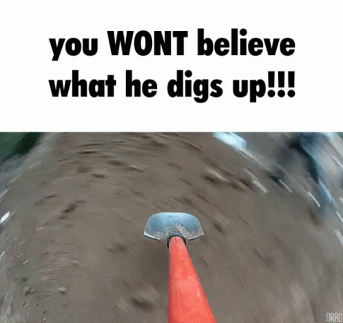 a baseball bat stuck in a metal hole with a caption that says, you wont believe what he did up