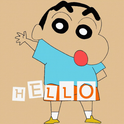 the words hello are made with an image of a guy