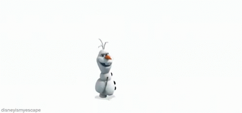 a cartoon character standing up holding his arms up in the air