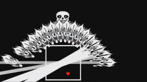 a computer screen displaying the image of a skull sitting on top of an iron throne