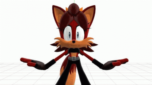 a computer generated image of the cat from sonic