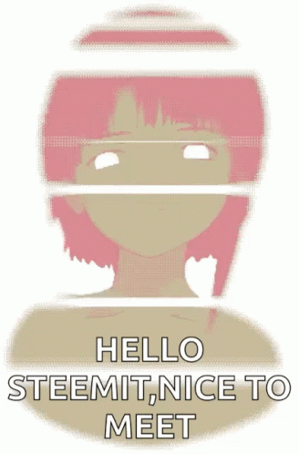 an ad with a girl wearing headphones, the text, says hello, stimbing to meet