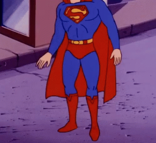 an image of superman that is in costume
