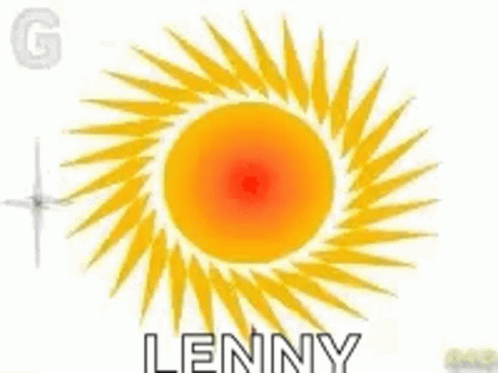 a stylized blue sun symbol over the word'jenny '