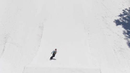 a person is on skis down an incline