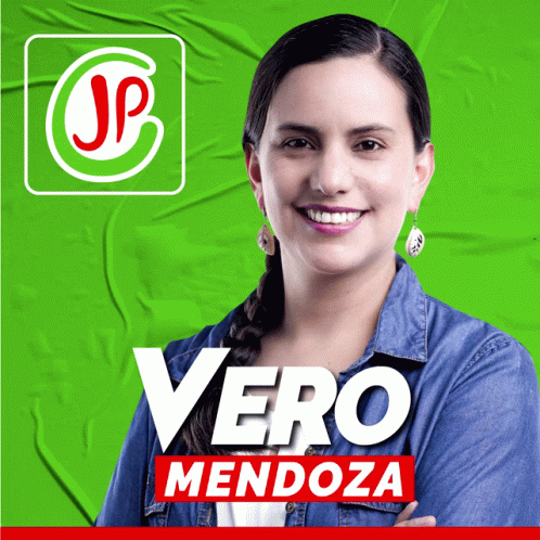 an advertit with the text, vero mendoza