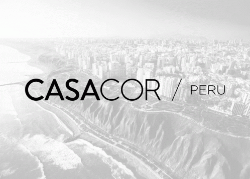 a black and white po of the cityscape with words castacor / peru