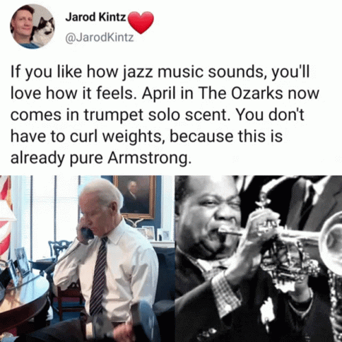 two pos are shown one of the jazz and the other of the trumpet player