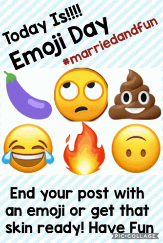 a couple of emoj faces with text on it