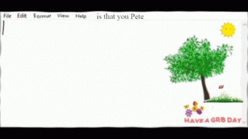 a drawing of a tree that is next to a web page