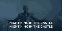 an animated picture of the character night king in the castle