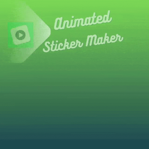 an animated sticker maker app on a cellphone