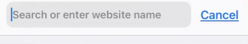 the words search for enter website name in an orange and white box