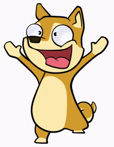 a cartoon cat is giving a thumbs up sign