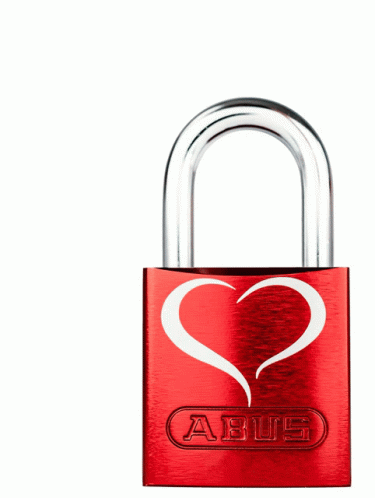 an open blue padlock with the word abure on it