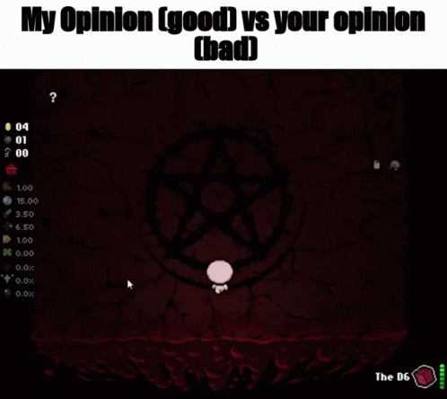 a poster with the text'my opinion good vs your opinion bad?