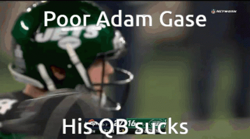 an image of a helmeted football player with the words poor adam case