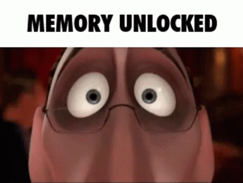 a blue cartoon character with a message stating that the memory unlock is blocked