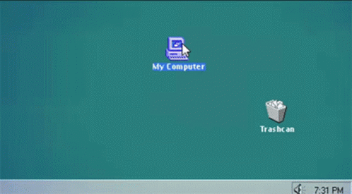 a computer screen with the words my computer on it