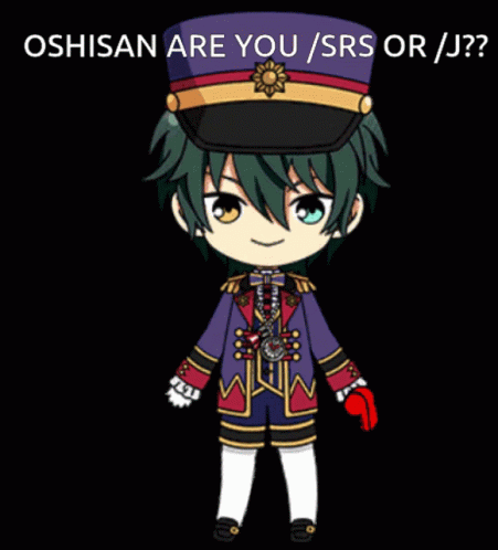 a cartoon character with a name tag that reads, ohsha are you / rss or