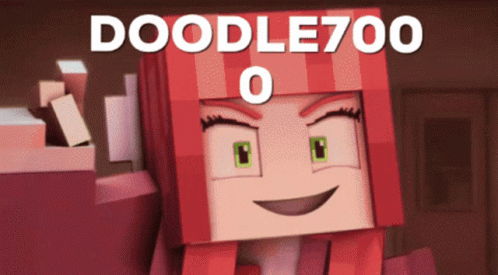 the new game, doodle70, looks like it could be made by minecraft