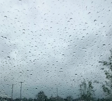water drops on the window of the vehicle