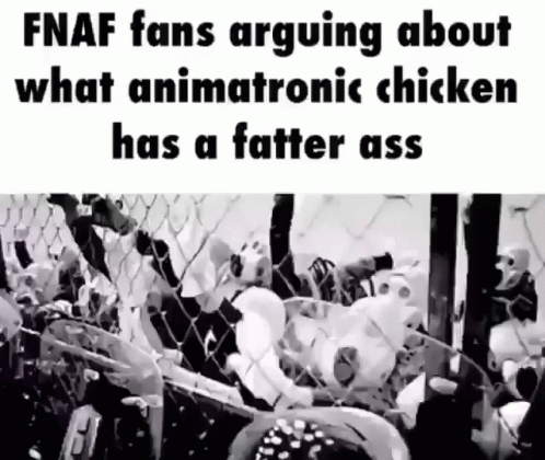 a message about some fans about what amateur chicken has a father ass