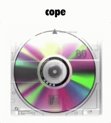 a cd case containing different colors and writing