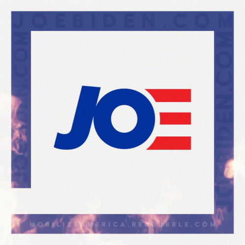 an ad is displayed with the word joe written in red and blue