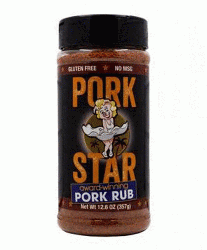 pork star pop kraut blue glitter