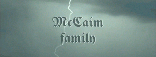 a po of the words mccam family are featured