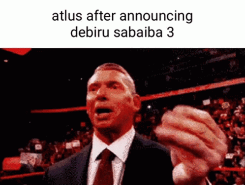 a man holding soing in his hand with the caption attic after announcing debij saabba 3