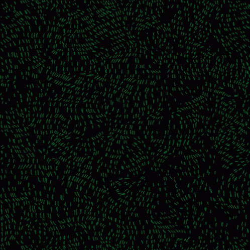 an abstract pattern with green leaves