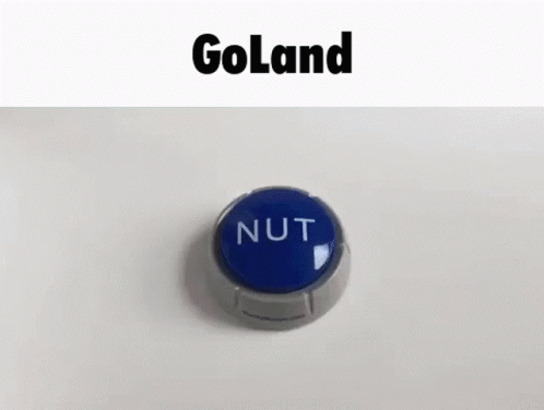 a red round on with the word nut on it