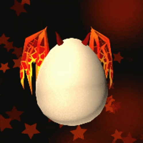 a picture of an egg in the middle of stars