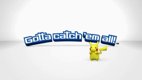 a video game image that has the text'gottatch'em all'above the image