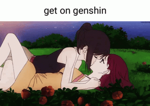 a girl and man hugging while laying in the grass