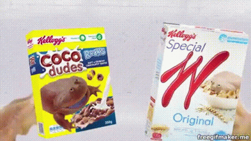 this is a picture of a package of cocoa dudes and the box of milk