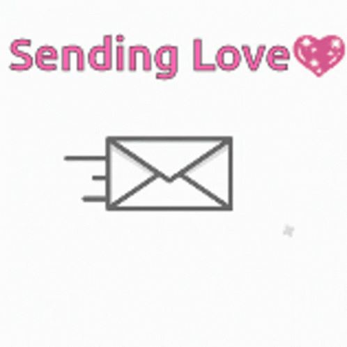a purple envelope with hearts in it on top of a white background