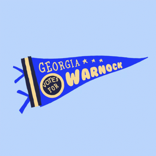 an image of a political message on an pennant