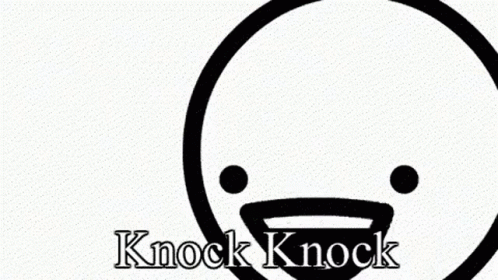 knock knock is an awesome looking logo for a new store