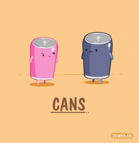 an image of two soda cans sitting side by side