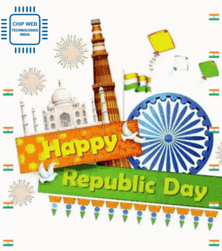 a poster for a public day with a picture of india on it