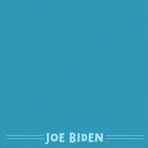 a large yellow sheet with the word joe biden in white